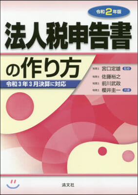 令2 法人稅申告書の作り方