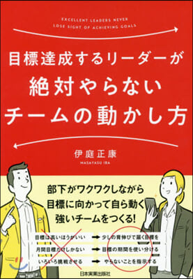 目標達成するリ-ダ-が絶對やらないチ-ム