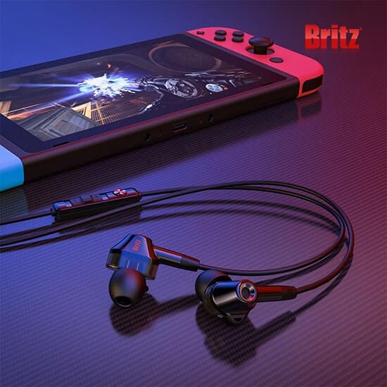 브리츠 BZ-EA30 고음질 듀얼유닛 인이어 유선 게이밍 이어폰
