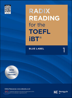 RADIX READING for the TOEFL iBT Blue Label. 1