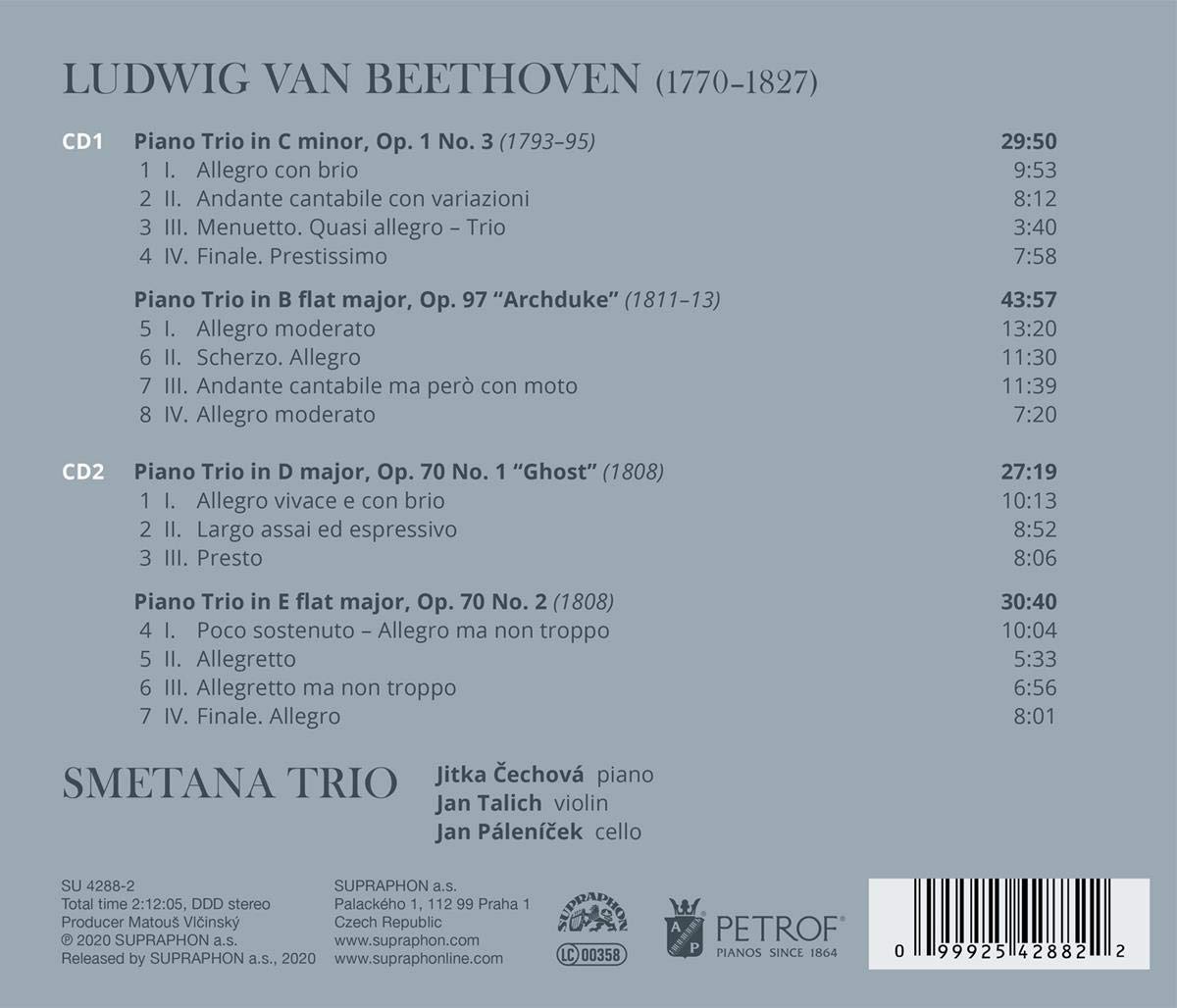 Smetana Trio 베토벤: 피아노 트리오 '대공', '유령' - 스메타나 트리오 (Beethoven: Piano Trios) 