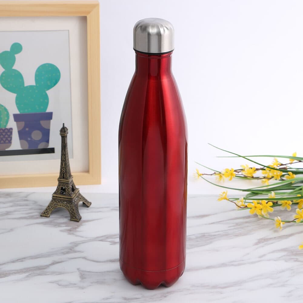 스텔라 유광 진공 보온병(750ml) (레드)/ 스텐 보냉병