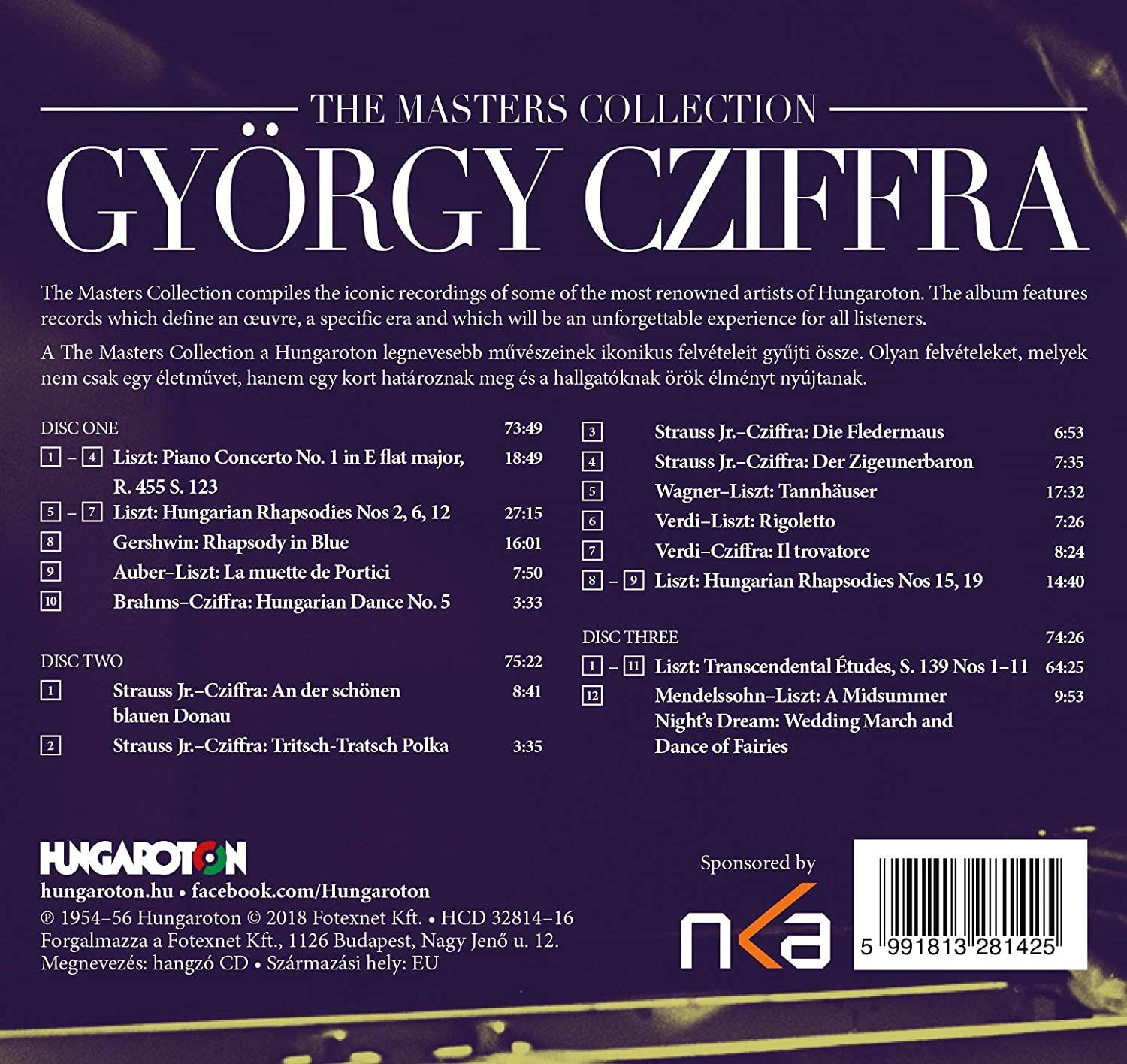 조르주 치프라 연주 모음집 (The Masters Collection - Gyorgy Cziffra) 