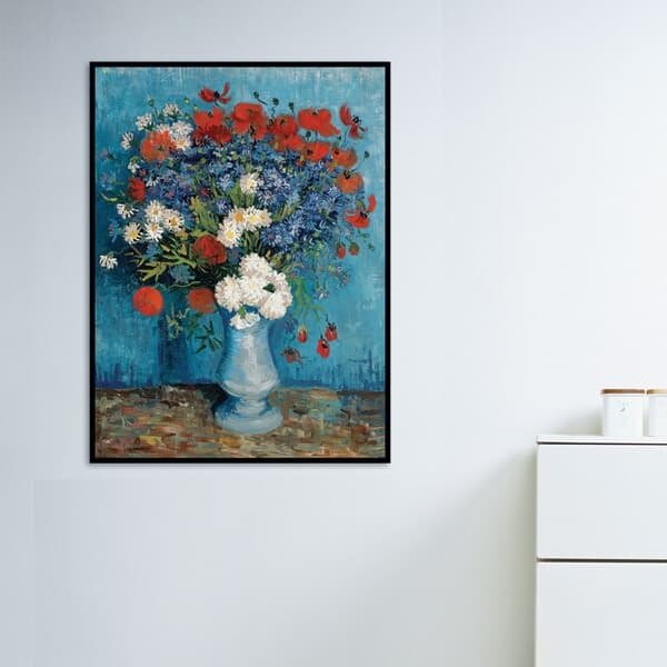 [The Bella] 고흐 - 수레국화와 양귀비가 있는 화병 Vase with Cornflowers and Poppies