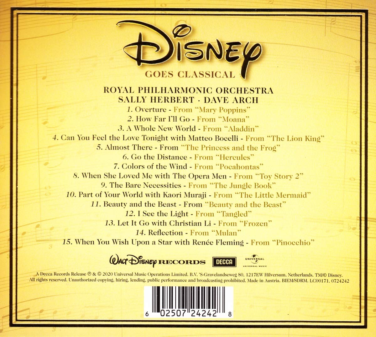 클래식으로 듣는 디즈니 명곡 시리즈 (Disney Goes Classical) 
