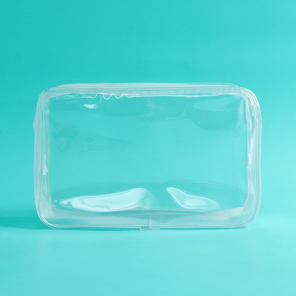 클린 사각 투명 파우치/ 물놀이 수영가방