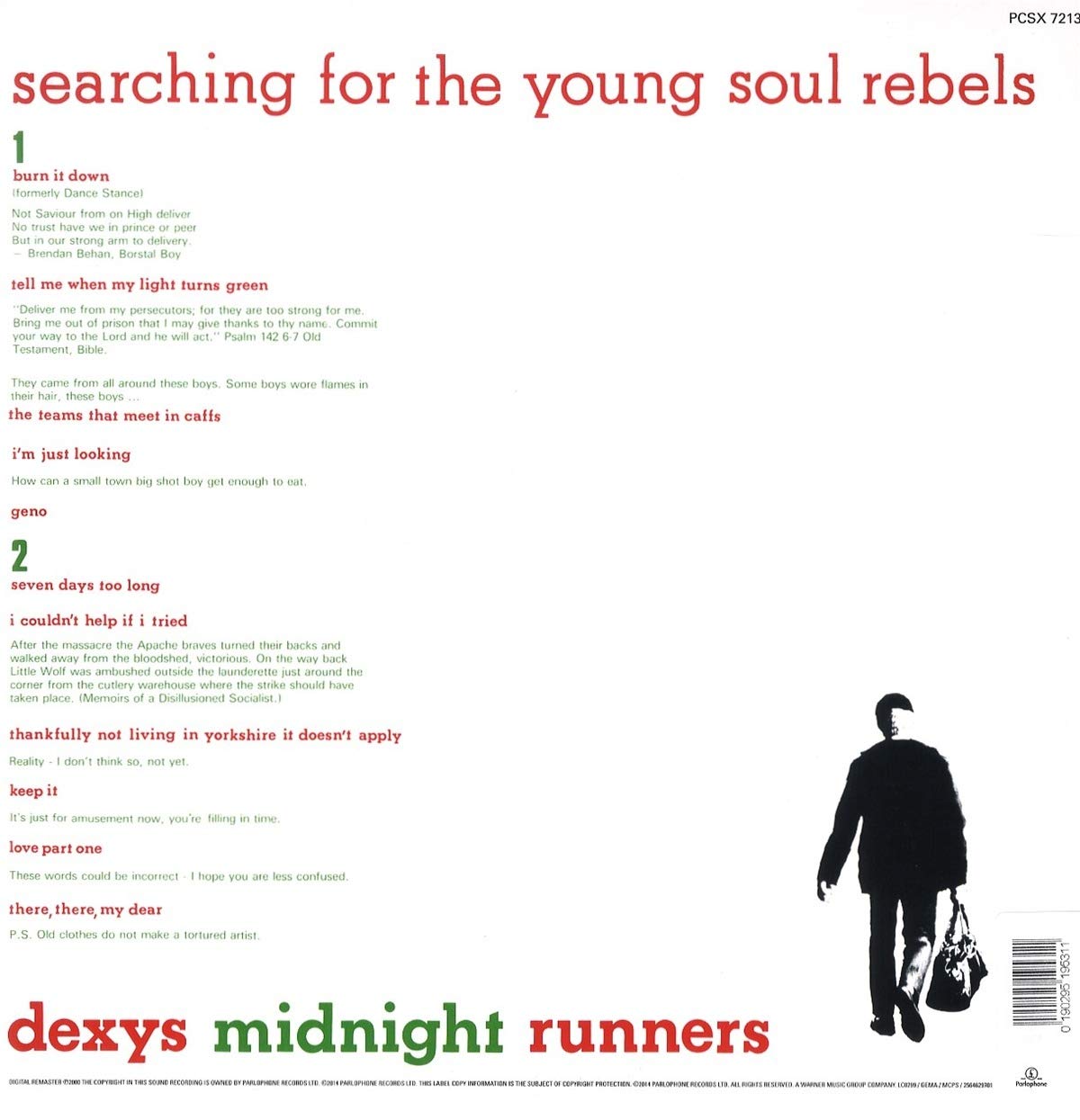 Dexy's Midnight Runners (덱시스 미드나잇 러너스) - 1집 Searching For The Young Soul Rebels [레드 컬러 LP] 