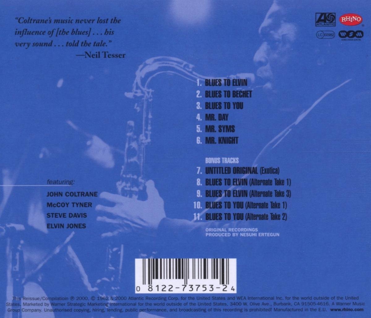 John Coltrane (존 콜트레인) - Plays The Blues