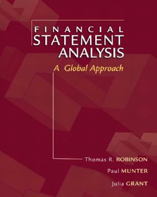 Financial Statement Analysis: A Global Perspective                                                  