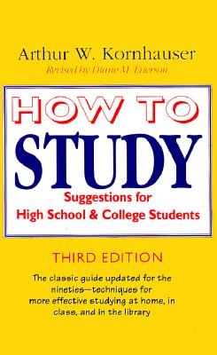 How to Study: Suggestions for High-School and College Students (Paperback, 3)