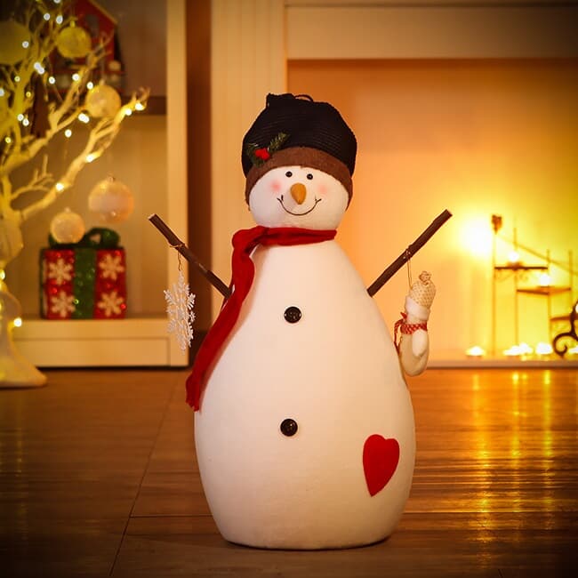 대형인형 화이트 스마일 눈사람 가족/크리스마스소품