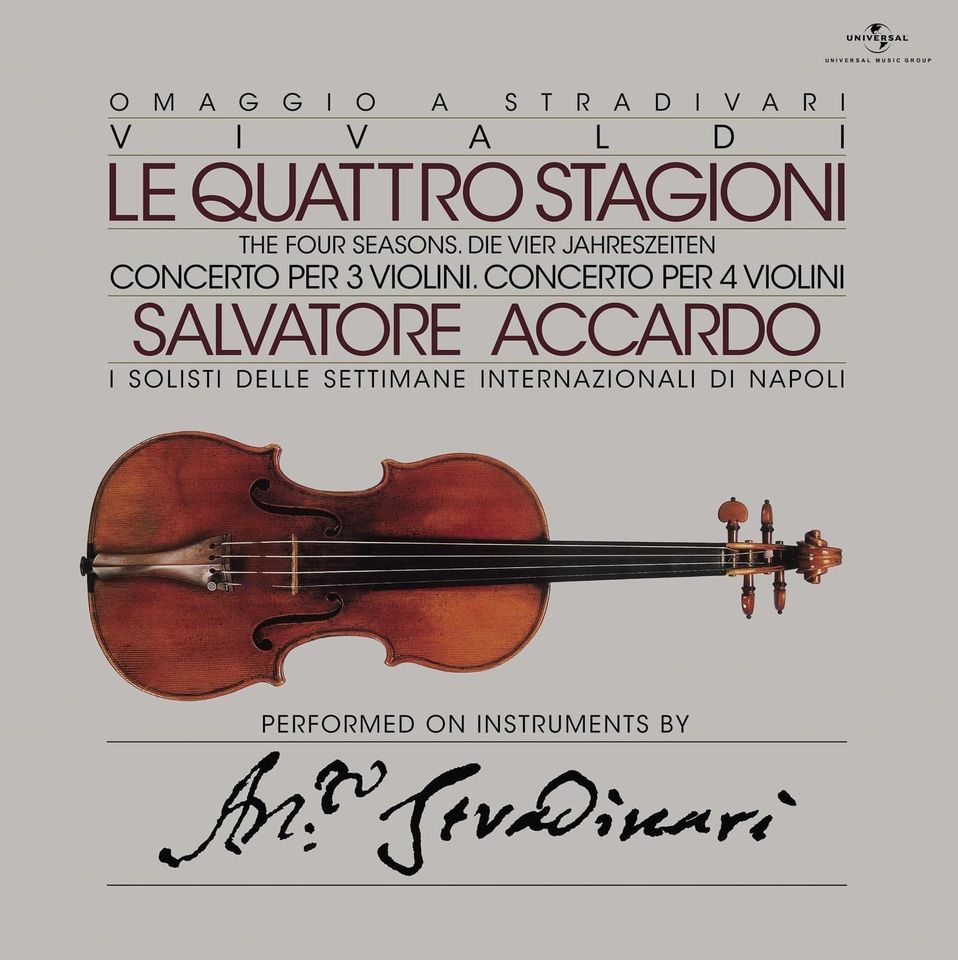 Salvatore Accardo 비발디: 사계, 바이올린 협주곡 (Vivaldi: Four Seasons, Violin Concertos) [LP] 