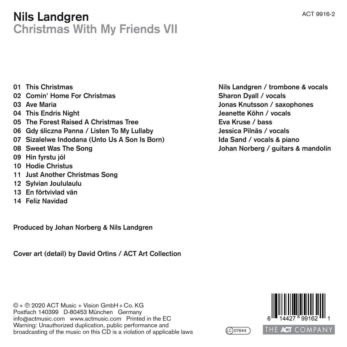 Nils Landgren - Christmas With My Friends VII 닐스 란드그렌 크리스마스 앨범 7집 [LP] 