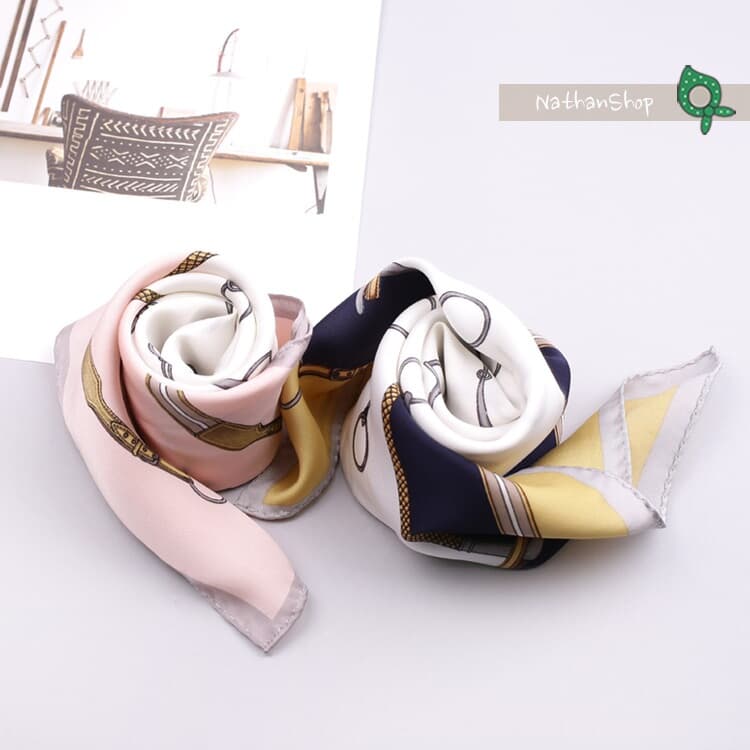 나단샵 루프F 실키 쁘띠 스카프 19pp26 /가을 패션