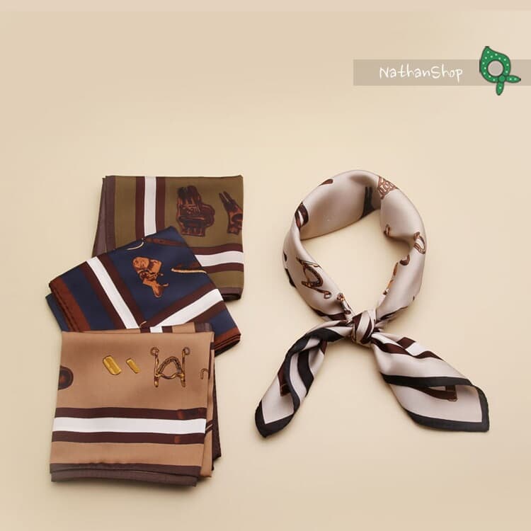 나단샵 새들2F 실키 쁘띠 스카프 20pp40 /미니 사각