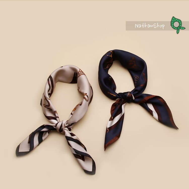 나단샵 새들2F 실키 쁘띠 스카프 20pp40 /미니 사각