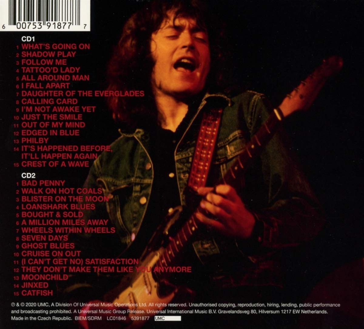 Rory Gallagher (로리 갤러거) - The Best Of (The Definitive Collection) 