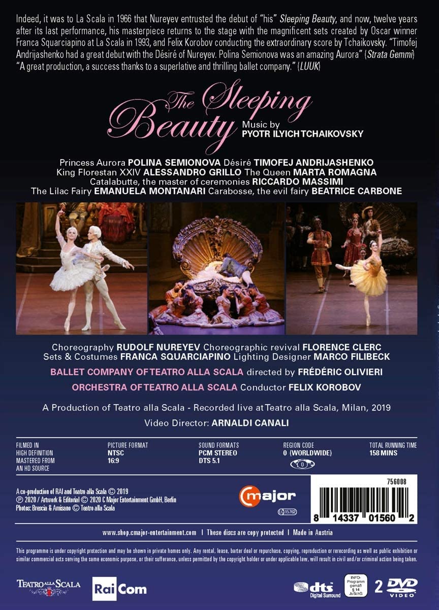 Ballet Company of Teatro alla Scala 차이코프스키-누레예프: 잠자는 미녀 (Tchaikovsky-Rudolf Nurejev: The Sleeping Beauty) 