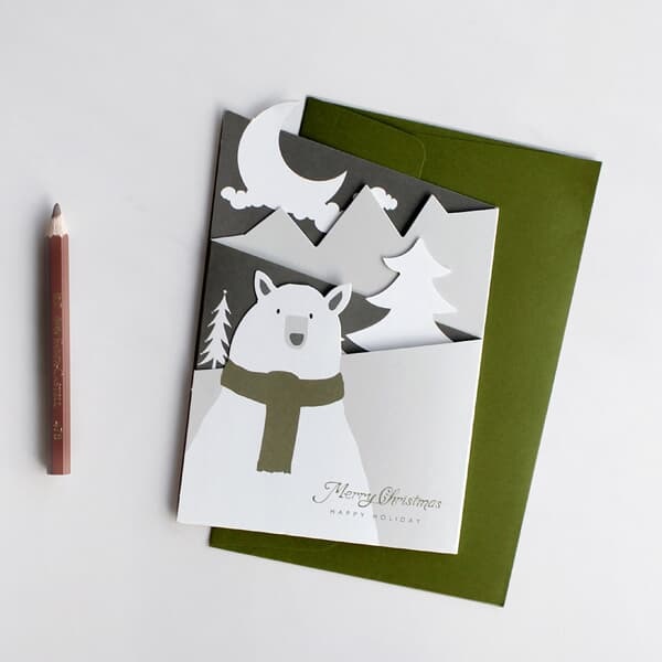 디비디 크리스마스 카드 - Petit Bear