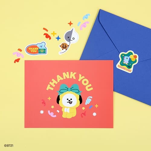 [BT21] 엽서 세트-THANK YOU