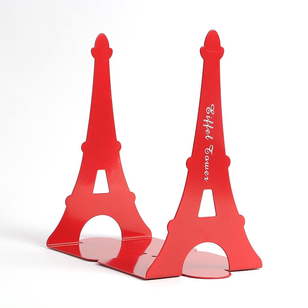 에펠탑 북엔드 2p세트(레드) L자형 책고정 책꽂이