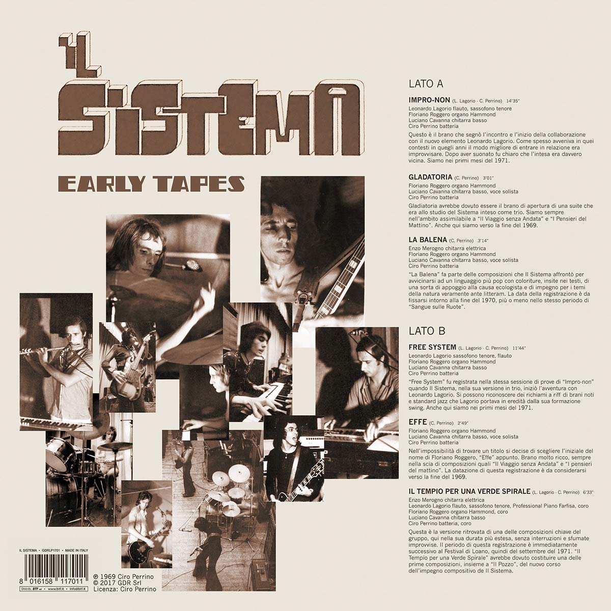 Il Sistema (일 시스테마) - Early Tapes [LP] 