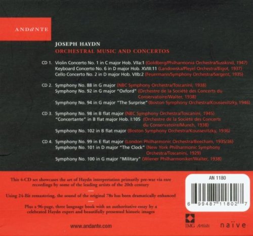 Emanuel Feuermann 하이든: 관현악곡과  협주곡 (Haydn : Orchestral Music And Concertos)