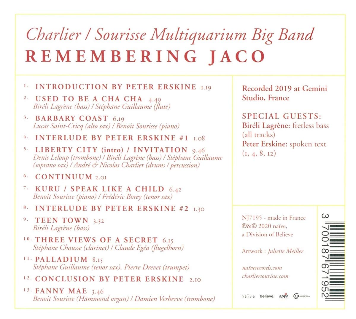 Multiquarium Big Band (멀티쿠아리움 빅밴드) - Remembering Jaco 
