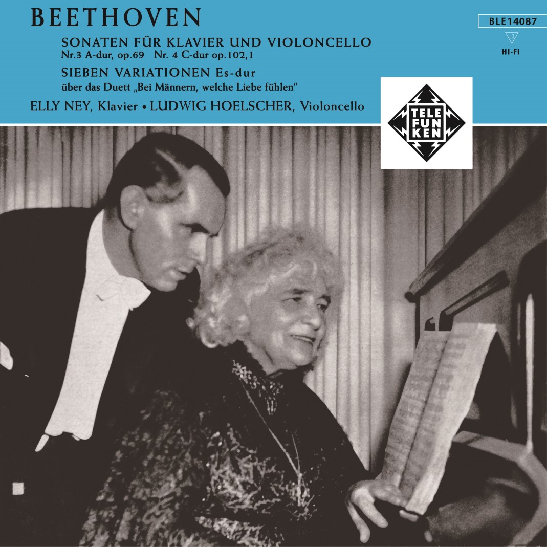 Ludwig Hoelscher / Elly Ney 베토벤: 첼로를 위한 작품 2집 - 루드비히 휄셔 / 엘리 나이 [LP] 