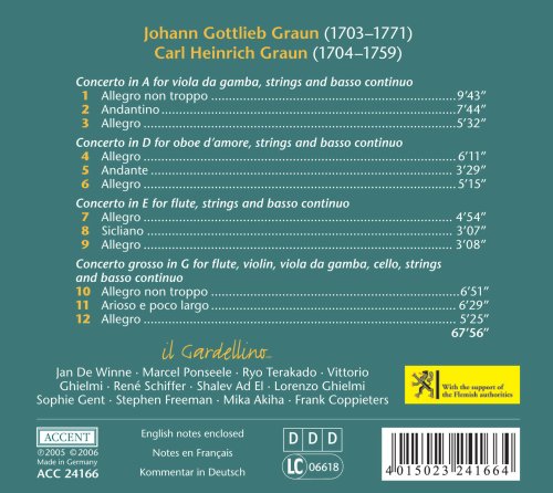 Il Gardellino 고틀리프 / 하인리히: 협주곡 (Gottlieb / Heinrich : Concerti) 