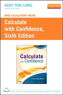 Drug Calculations Online for Calculate With Confidence