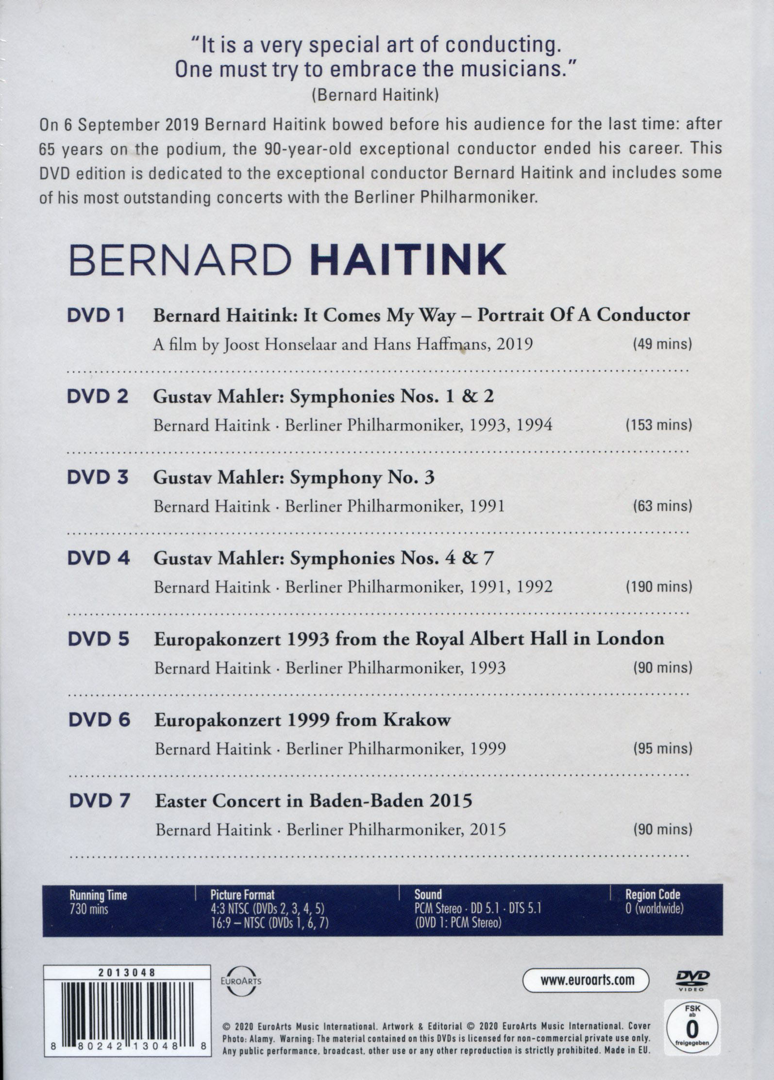 베르나르트 하이팅크 인터뷰 및 주요 지휘 모음 영상물 (Conductors Bernard Haitink - Retrospective) 