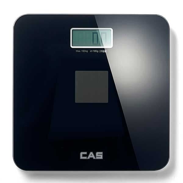 카스(CAS) 건전지가 필요없는 솔라 디지털 체중계 HE-S2-RED