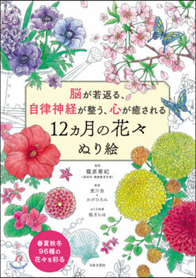 12ヵ月の花花ぬり繪