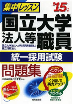 國立大學法人等職員統一採用試驗問 2015年版