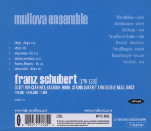 Mullova Ensemble 슈베르트: 8중주 (Schubert : Octet, D803) 