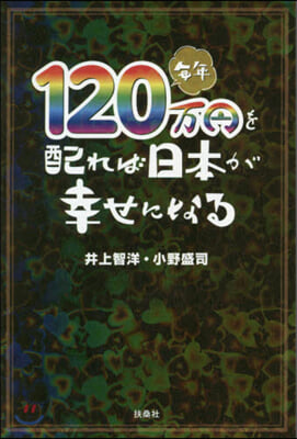 120万円を配れば日本が幸せになる