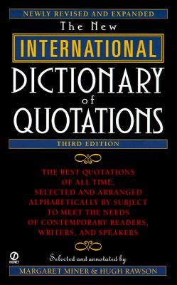 [중고-중] New International Dictionary of Quotations, 3rd Edition