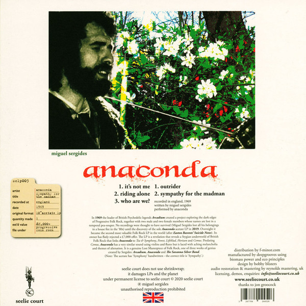 Anaconda (아나콘다) - Sympathy For the Madman [LP] 