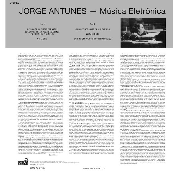 Jorge Antunes (조지 안투네스) - Musica Eletronica [LP] 