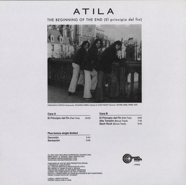 Atila (아틸라) - The Beginning Of The End (El Principio Del Fin) [7인치 2 Vinyl] 