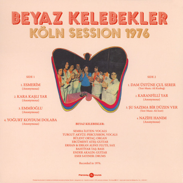 Beyaz Kelebekler (베야즈 켈레베클러) - Koln Session 1976 [LP] 