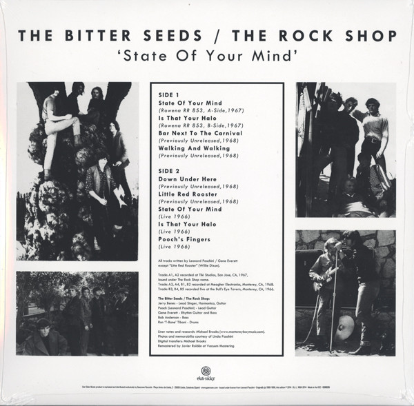 The Bitter Seeds / The Rock Shop (비터 시드 / 락 샵) - State Of Your Mind [LP] 