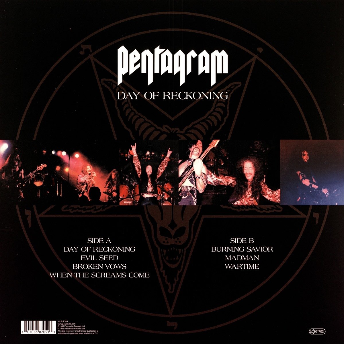 Pentagram (펜타그램) - Day Of Reckoning [픽쳐디스크 LP] 