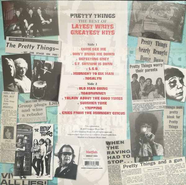 Pretty Things (프리티 씽스) - Latest Writs The Best Of... Greatest Hits [블루 컬러 LP] 