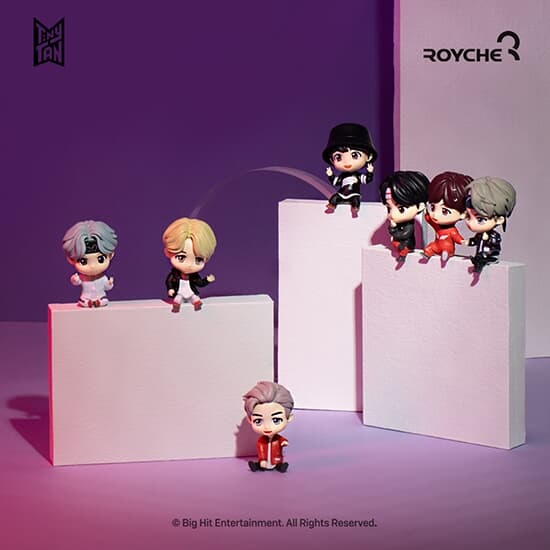 [로이체] 타이니탄 방탄소년단 7종 모니터 미니 피규어 (BTS Monitor Mini Figure)