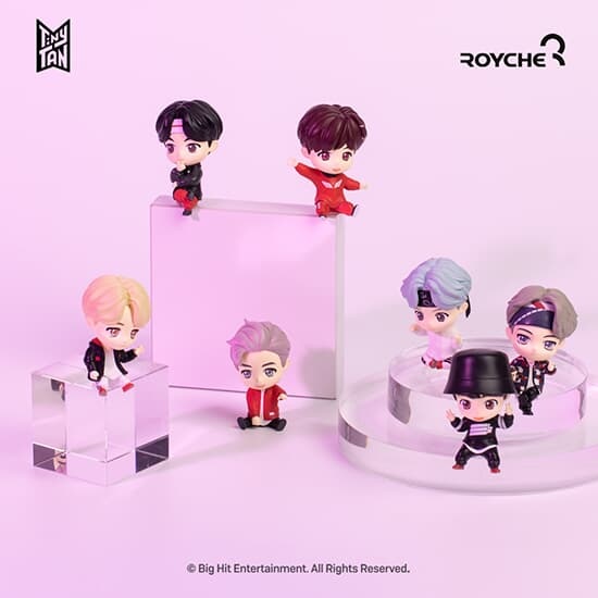 [로이체] 타이니탄 방탄소년단 7종 모니터 미니 피규어 (BTS Monitor Mini Figure)