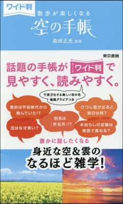 ワイド判 散步が樂しくなる空の手帳