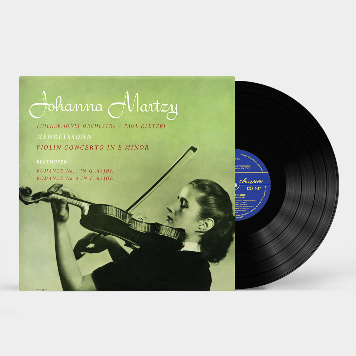 Johanna Martzy 멘델스존: 바이올린 협주곡 / 베토벤: 로망스 - 요한나 마르치 (Mendelssohn: Violin Concerto Op.64) [LP] 