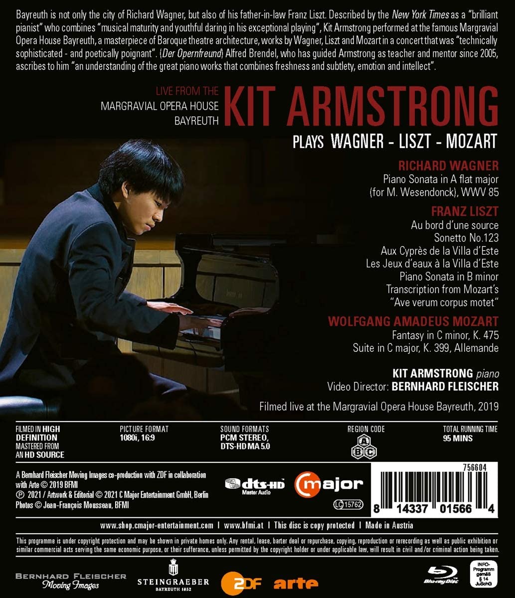 키트 암스트롱이 연주하는 바그너 / 리스트 / 모차르트 (Kit Armstrong Plays Wagner / Liszt / Mozart) 